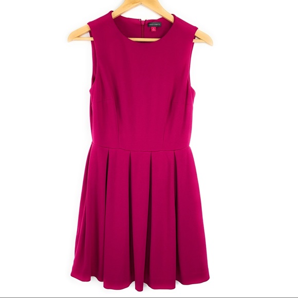 Vince Camuto Dresses & Skirts - Vince Camuto Hot Pink Fit & Flare Dress